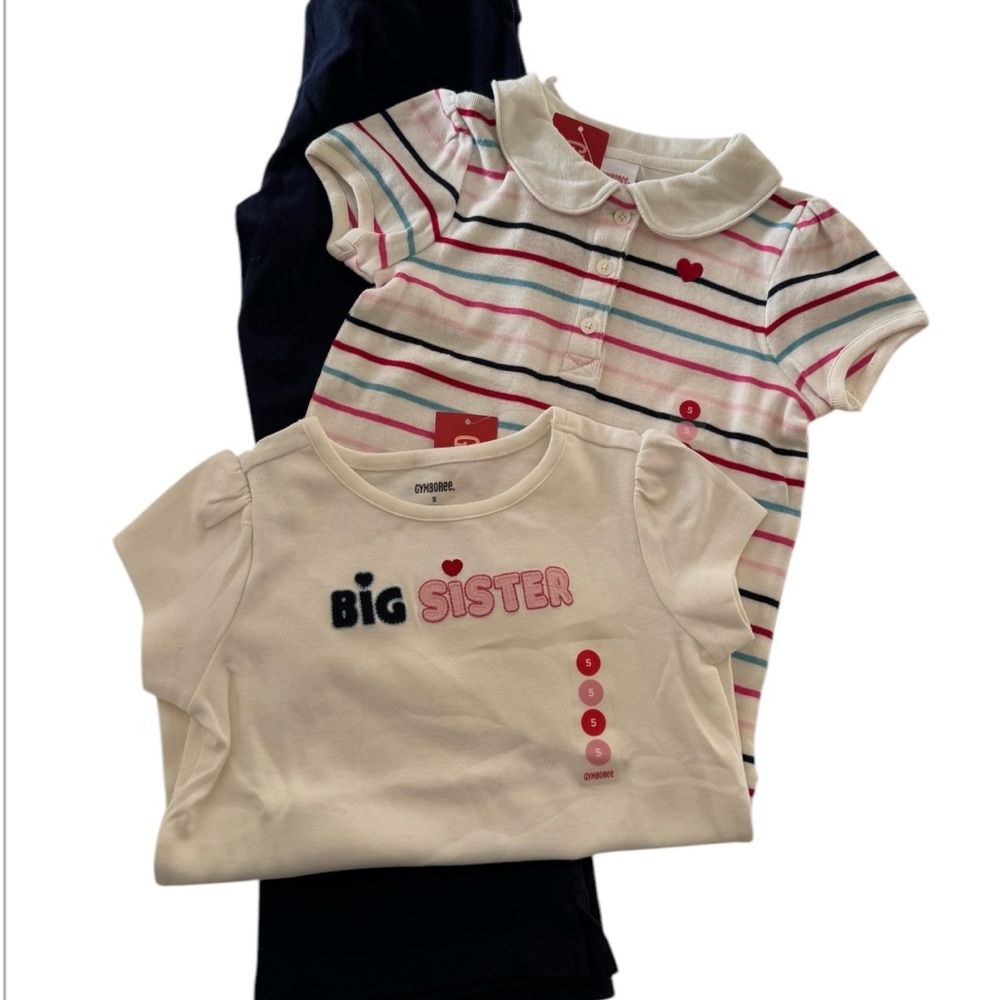 chic Kids' Striped and Graphic T-Shirts - Cream and Multicolor